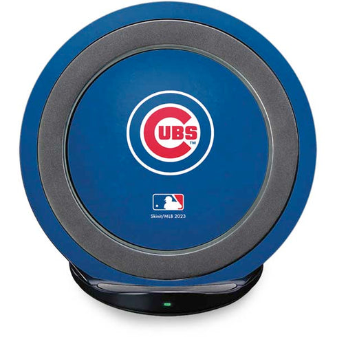 MLB Chicago Cubs - Solid Distressed Fast Charge Wireless Charging Stand Skin